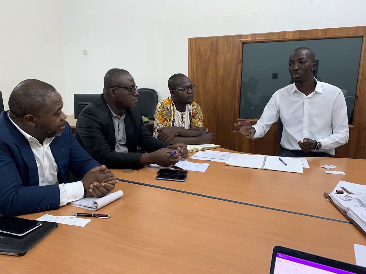 Participants in a working session on sustainable finance