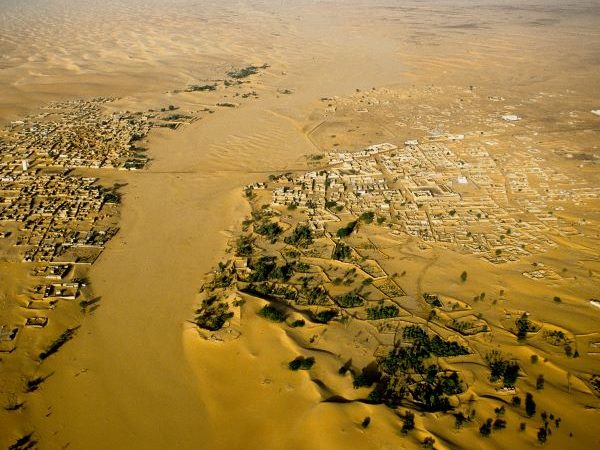 Sahara Desert Chinguetti Village Mauritania Africa Photo credit Overflightstock