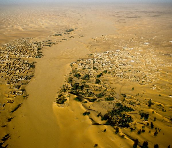 Sahara Desert Chinguetti Village Mauritania Africa Photo credit Overflightstock