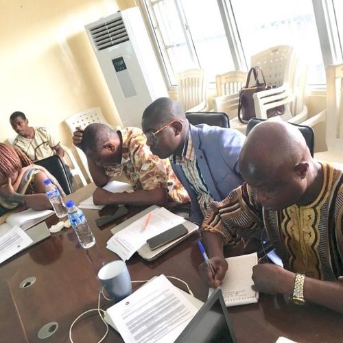 Liberia Ministry of Health People participating in a workshop