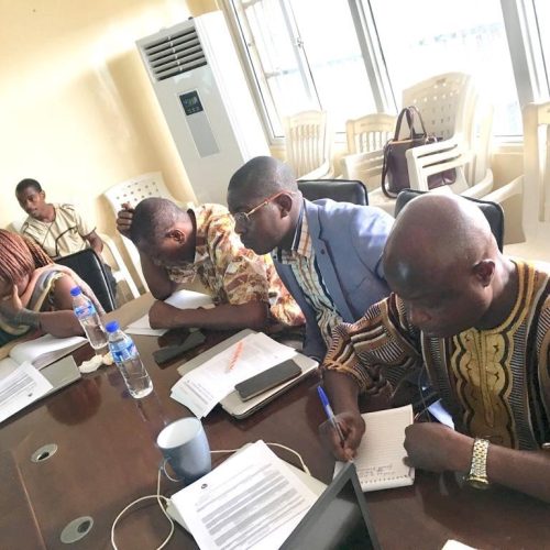 Liberia Ministry of Health People participating in a workshop