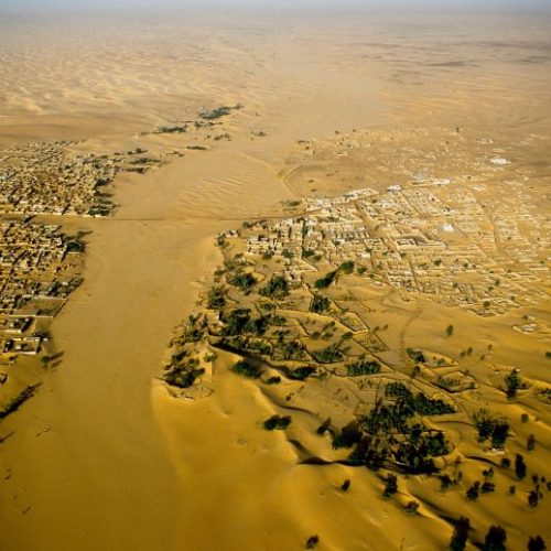 Sahara Desert Chinguetti Village Mauritania Africa Photo credit Overflightstock